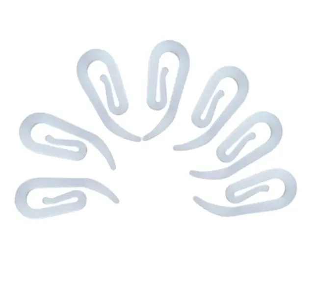 Shell hooks Curtain hook Heavy 50 pieces - extra strong - Type Delrin