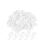 Crochets coquille Crochet pour rideau Heavy 50 pièces - extra fort - Type Delrin