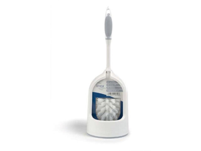Ensemble de toilette Linea Softwise : Brosse WC avec support