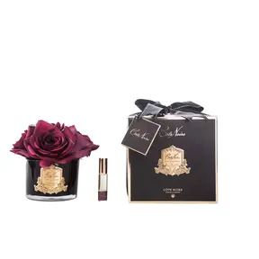 Verre Noir Rouge Carmin Rose Unique