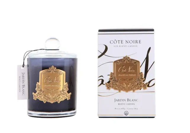 Cote Noire 75g Soy Blend Candle - White Garden - Gold - GML07504