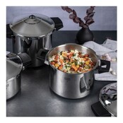 Kuhn Rikon Pressure Cooker DUROMATIC® INOX Model met Zijgrepen