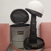 Tête de voyage pour perruque avec boîte de rangement, légère pour le voyage