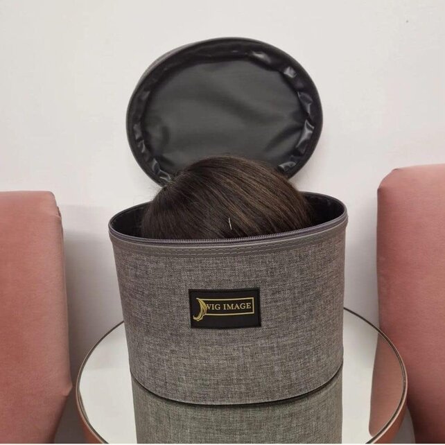 Wig Travel Head With Storage Box Set Lightweight For Travel