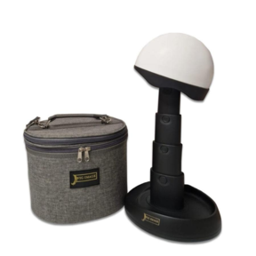 Wig Traveling Box with Collapsible Stand