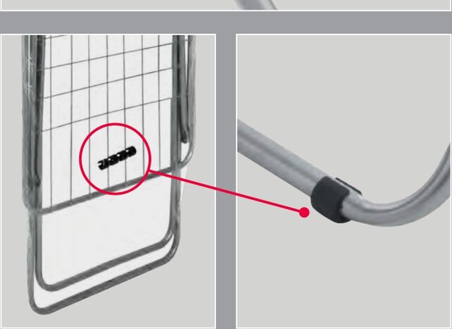 Metaltex 18 meter Droogrek - Vulcano Zwart