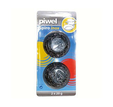 Set of 2 Piwel Steel Wool Scouring Sponges for Household Use