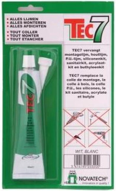 TEC7 Mounting Kit White Tube 50ml - Glue, Mount & Seal