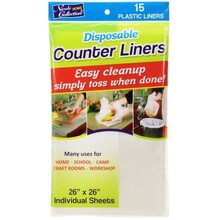 Disposable Counter Liners Plastic - 15 Pcs