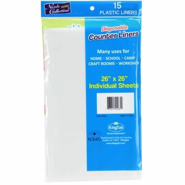 Feuille de doublure jetable Kingzak – Nettoyage facile – 15 pièces.