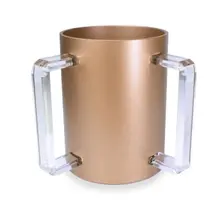 Kingzak Waschbecher mit transparenten Griffen