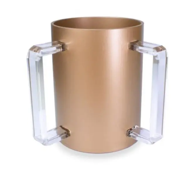 Kingzak Waschbecher mit transparenten Griffen