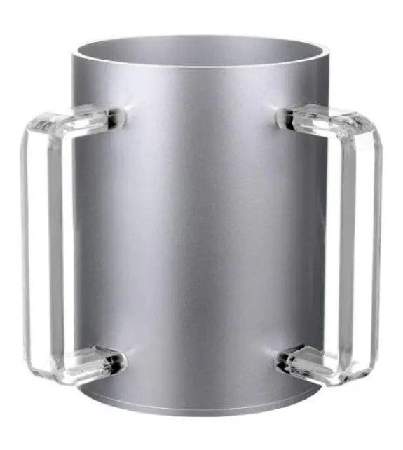 Kingzak Waschbecher mit transparenten Griffen