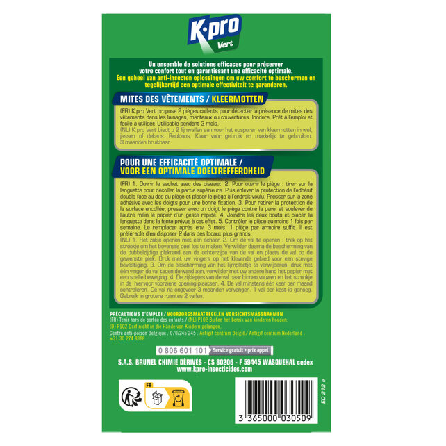 Piège Kapo pour mites - 2 pièces