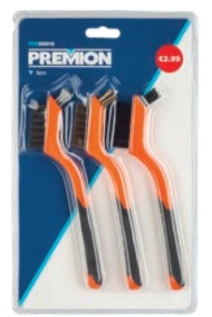 Ensemble de brosses propres Premion - 3 pièces