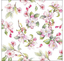 Serviettes Ambiente Spring Blossom Blanc Mix