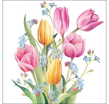 Ambiente Napkins Tulips bouquet Mix
