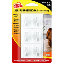 All-Purpose Hooks - 6 Pcs