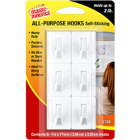 Crochets tout usage – 6 pièces