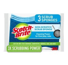 Éponges à récurer pour soins délicats Scotch-Brite - paquet de 3
