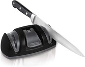 Nerthus Double Knife Sharpener for Steel and Ceramic Knives