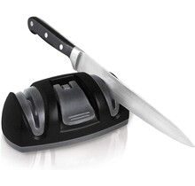 Nerthus Double Knife Sharpener for Steel and Ceramic Knives