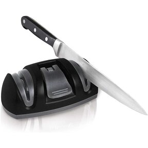 Double Knife Sharpener with Suction Cup