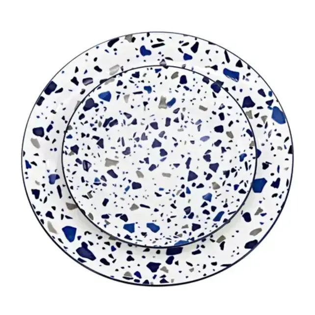 Godinger Pica Porcelain 12 Piece Dinnerware Set, Service For 4