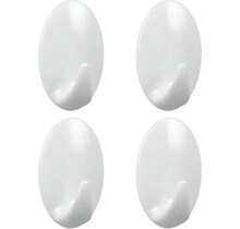 Metaltex Set of 4 Liliput Hooks - Self-adhesive