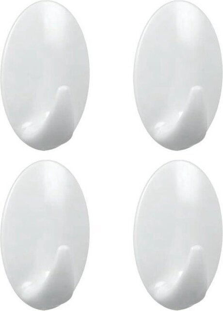 Metaltex Set of 4 Liliput Hooks - Self-adhesive