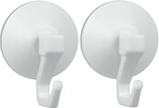 Metaltex Haken Met Zuignap 2 Stuks Wit
