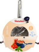 Metaltex Milly Groentenmolen Roerzeef RVS Met 3 Inzetten 24cm