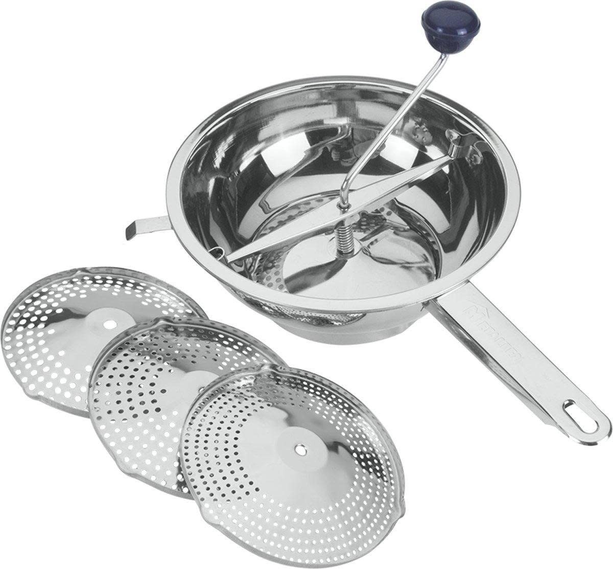 Moulin à Légumes Et Poissons Métaltex - Tamis Fin étamé - Diamètre 18cm - Pour Purées Et Coulis