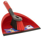 Vileda Ensemble Pelle et Brosse - Rouge, Noir