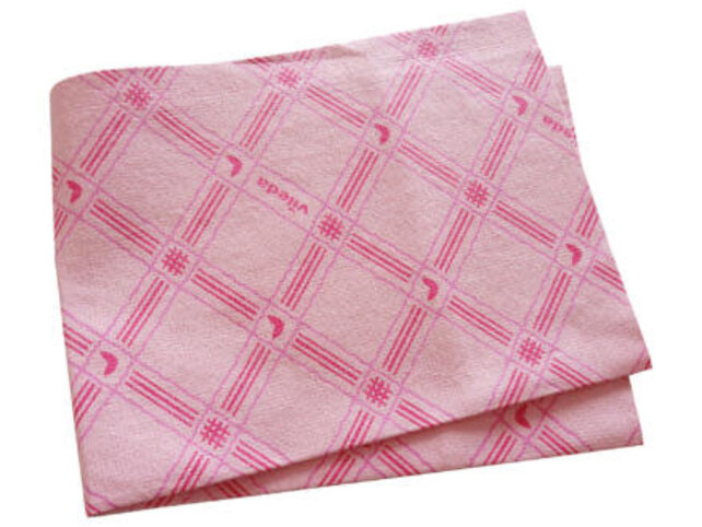 Vileda Glass Pro Cloth for Cleaning Glass - 3 Pieces - Pink