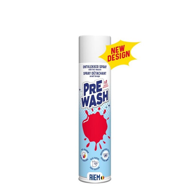 Riem Pre-Wash Spray – Starker Fleckenentferner für weiße & bunte Wäsche