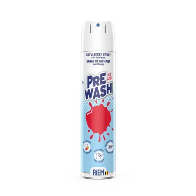 Riem Spray Pré-Lavage – Détachant Puissant pour Linge Blanc & Coloré