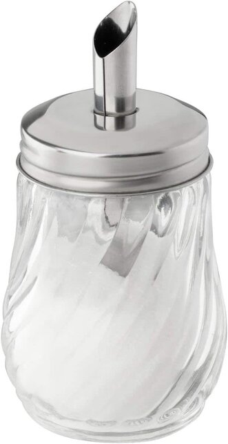 Fackelmann Professional Sugar Dispenser 280 ml Stainless Steel/Glass