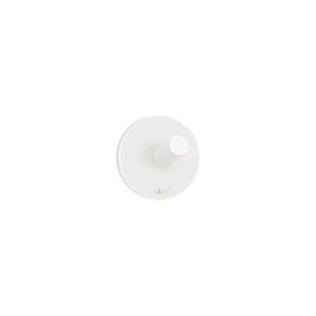 Duplo Towel Hook White - Round