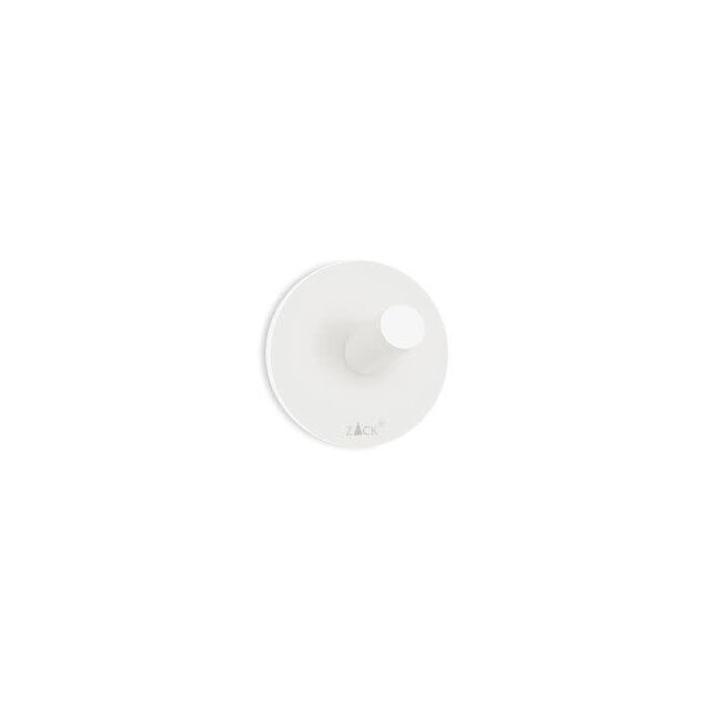 Zack Duplo Towel Hook White - Round