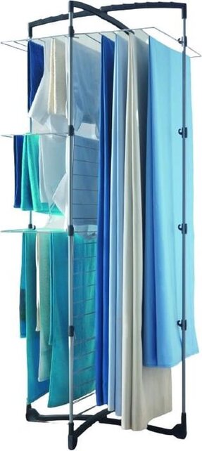 Metaltex Drying rack Tomado Tec Fortino 4 -layer 33M - silver/grey