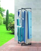 Metaltex Étendoir Tomado Tec Fortino 4 couches 33M - argent/gris