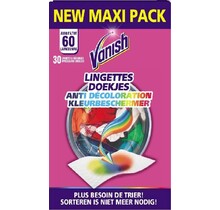 Vanish Kleurbeschermer Doekjes Maxi Pack - 30 stuks Kleurvangers