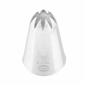 Spritztülle für Spritzbeutel - Stern 11 mm