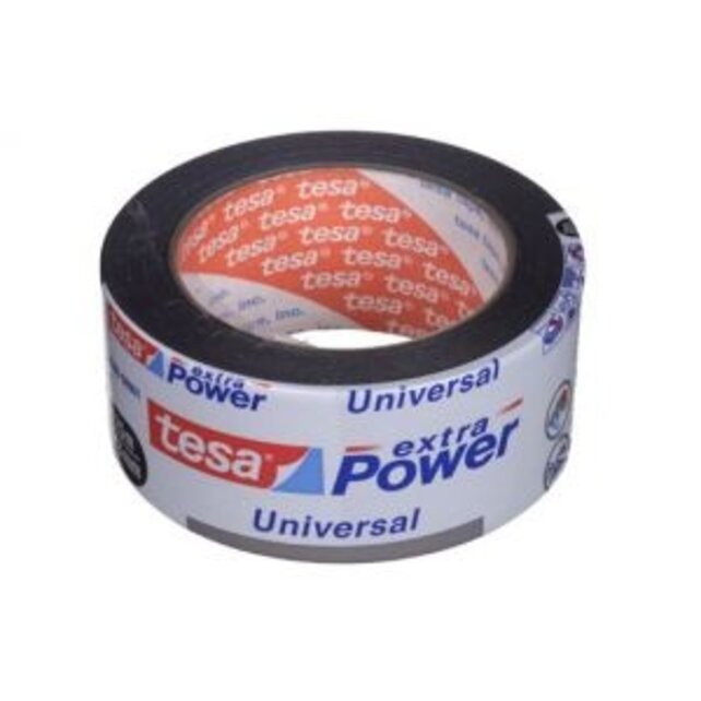 Tesa Universal Tape 56388 Extra Power Black 25 m x 50 mm