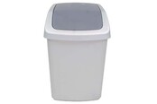Curver Swing Bin 10 L - Argent/Anthracite - Plastique