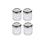 Cosy & Trendy Cosy & Trendy Jam Jar With Lid (Transparent Glass) 50ml - 4 Pieces