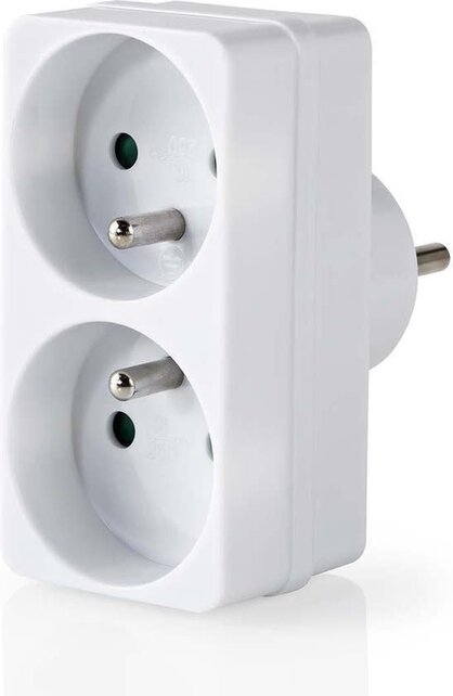 Répartiteur Stopcontact Nedis 2X16A Double