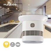 Nedis 40WT Smoke Detector Lifespan 10 Years - Small Model
