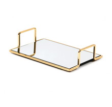 Gold Plated Rectangle Small Tray